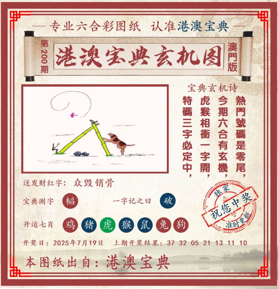 港澳宝典玄机图