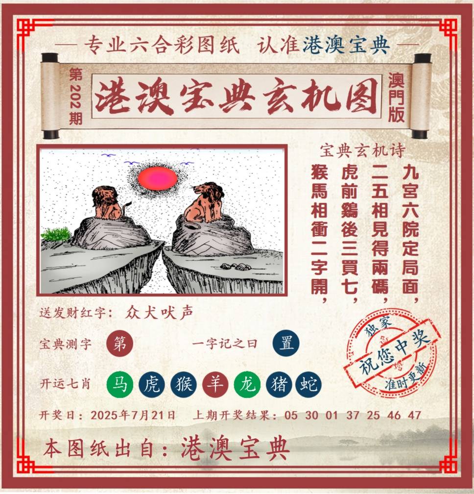 港澳宝典玄机图